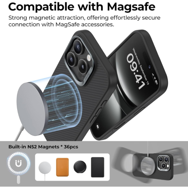 Case Benks Armor Pro Kevlar Para iPhone 16 Pro Max - Imagen 3