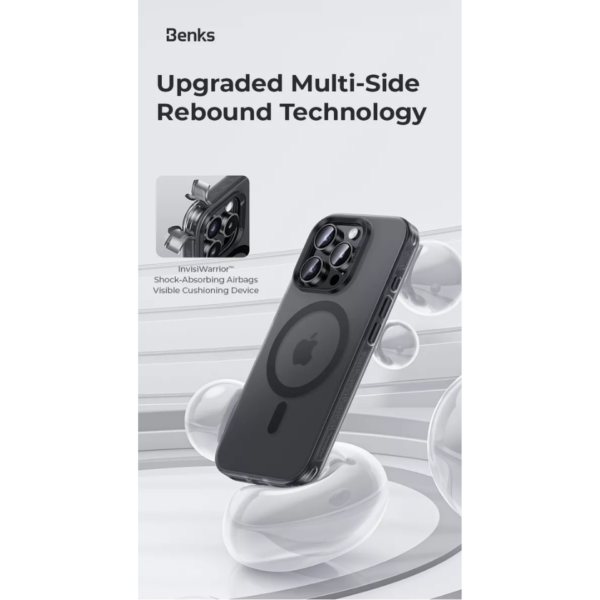 Case Benks Lucid Armor con Mag Para iPhone 16 Pro Max - Imagen 2