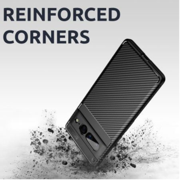 Case Carbono Autofocus Pixel 7 Pro + Vidrio pantalla - Imagen 4