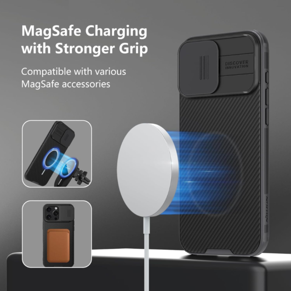 Case Nillkin Camshield Magsafe Para iPhone 16 Pro max - Imagen 3