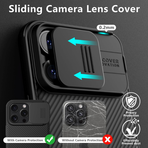 Case Nillkin Camshield Magsafe Para iPhone 16 Pro max - Imagen 4
