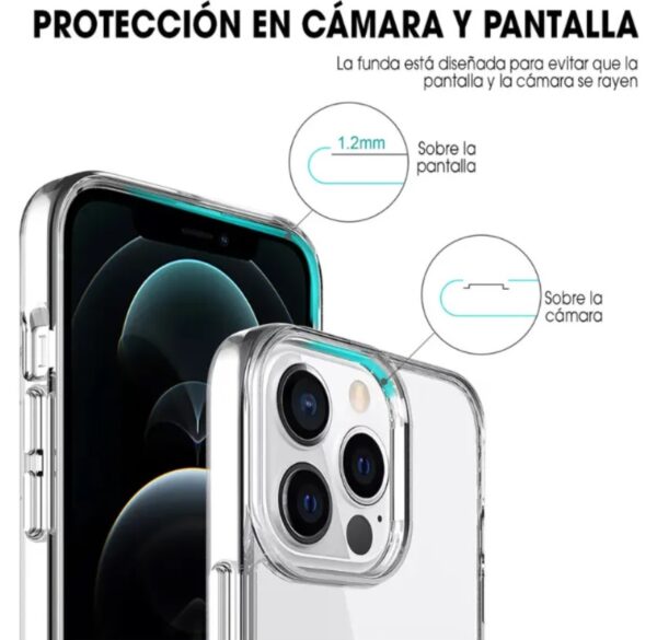 Case Funda Clear + pack vidrios Para iPhone 15 Plus - Imagen 4
