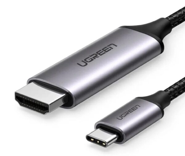 Cable Adaptador Ugreen Usb C A Hdmi 4kx2k/60hz 1.5 Metros Color Negro - Imagen 2