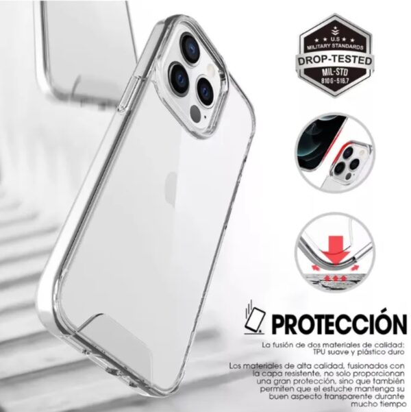 Case Funda Clear + pack vidrios Para iPhone 15 Plus - Imagen 3