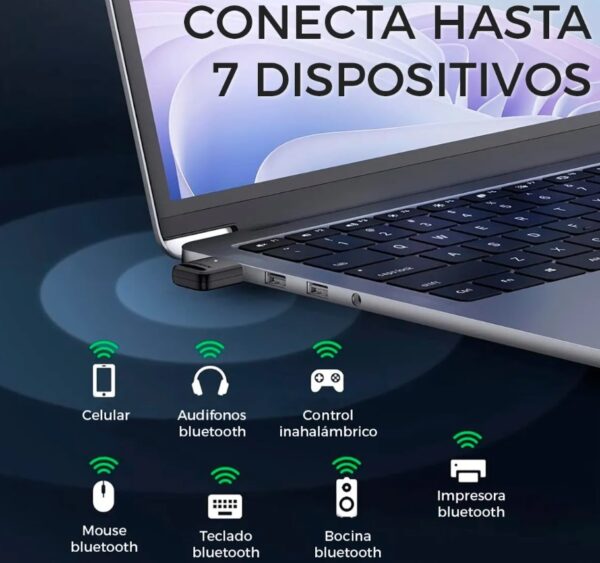 Ugreen Mini Adaptador Usb Bluetooth 5.3 Dual Para Pc Laptop - Imagen 3