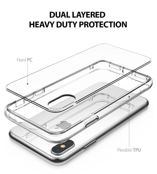 Case Ringke Fusion Para iPhone XS - Imagen 4