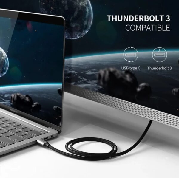 Cable Adaptador Ugreen Usb C A Hdmi 4kx2k/60hz 1.5 Metros Color Negro - Imagen 4