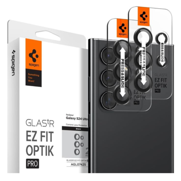 Pack Vidrios Spigen Para Samsung Galaxy S24 Ultra (2un) - Imagen 4