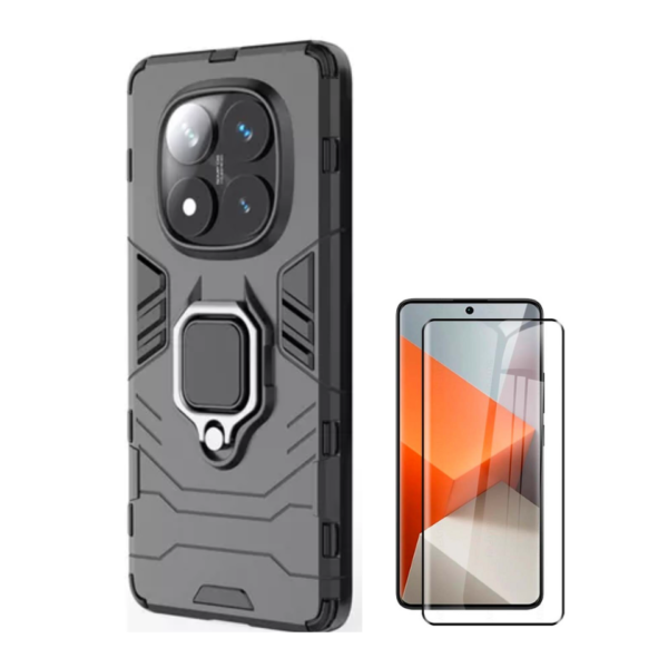 Case Antishock Armadura Xiaomi Redmi Note 14 Pro Plus 5g + Vidrio