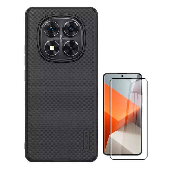 Case Nillkin Frosted Xiaomi Redmi Note 14 pro Plus 5g + Vidrio