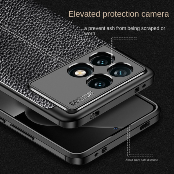 Case Carbono Autofocus Para Poco X6 Pro 5G - Imagen 2