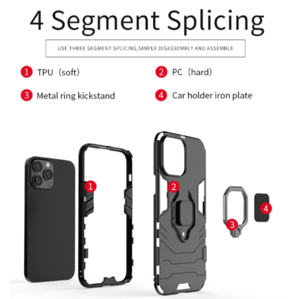 Case Antishock  Armadura Para iPhone 13 Pro Max - Imagen 4