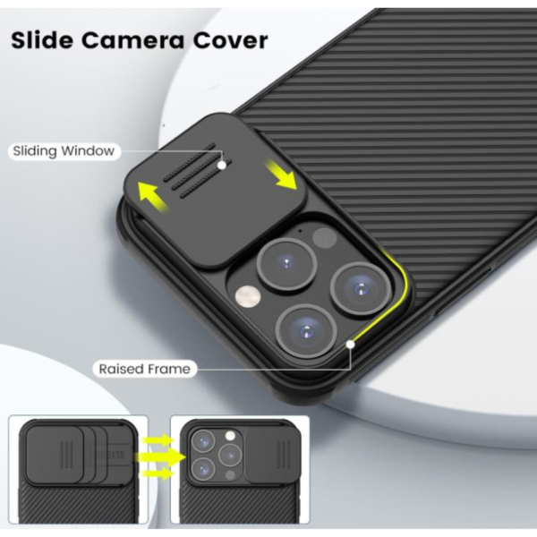 Case Nillkin Camshield + vidrio de pantalla Para iPhone 15 Pro Max - Imagen 2
