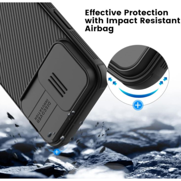 Case Nillkin Camshield + pack vidrios Para iPhone 15 Pro Max - Imagen 4