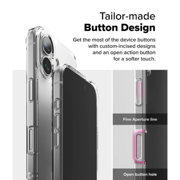 Case Ringke Fusion  Para  iPhone 16 plus - Imagen 4