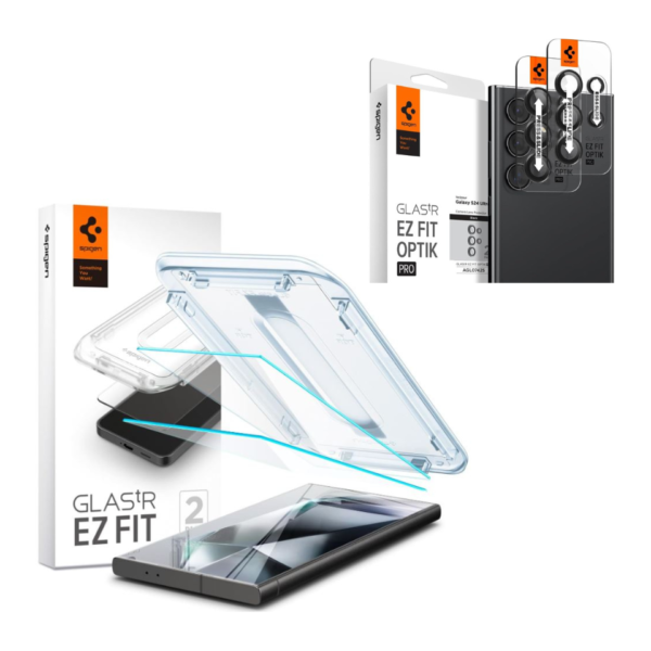 Pack Vidrios Spigen Para Samsung Galaxy S24 Ultra (2un)