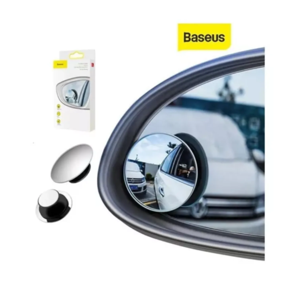 Espejo Baseus Carro Auto 360° Hd Gran Angular De Punto Ciego