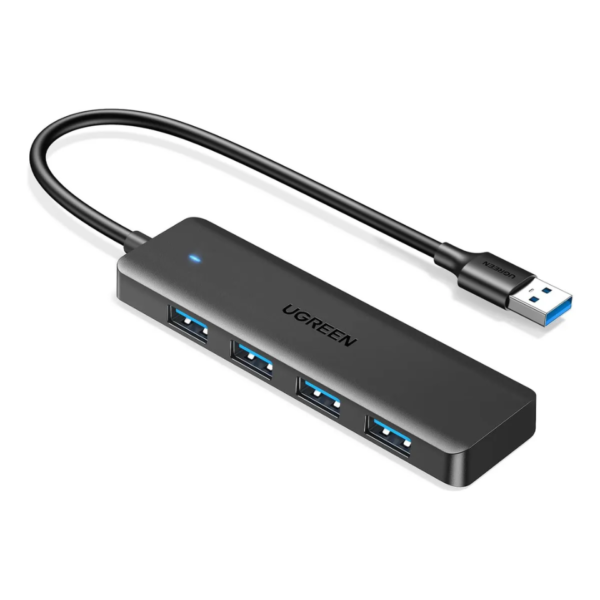 Ugreen Hub Adaptador Usb 3.0 4 Puertos 5gbps Pc Laptop