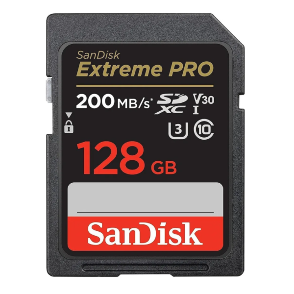 Tarjeta SDXC SanDisk Extreme Pro 128GB UHS-I 200MB/s 90MB/s