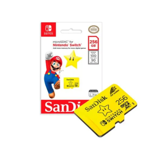 Memoria Nintendo 256GB Mario Oficial